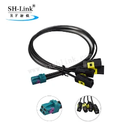 GPS/GNSS Mini Fakra 4 in 1 Connector Cable Assembly